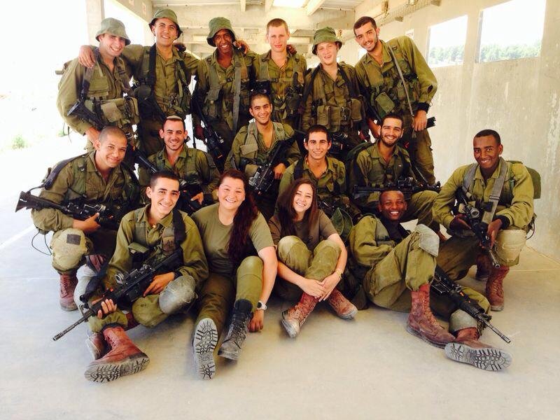 Israeli army unit posted to Facebook page by Isabel Kershner's son.