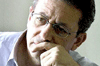 Mustafa Barghouti thinking.