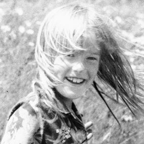 Rachel as a child.